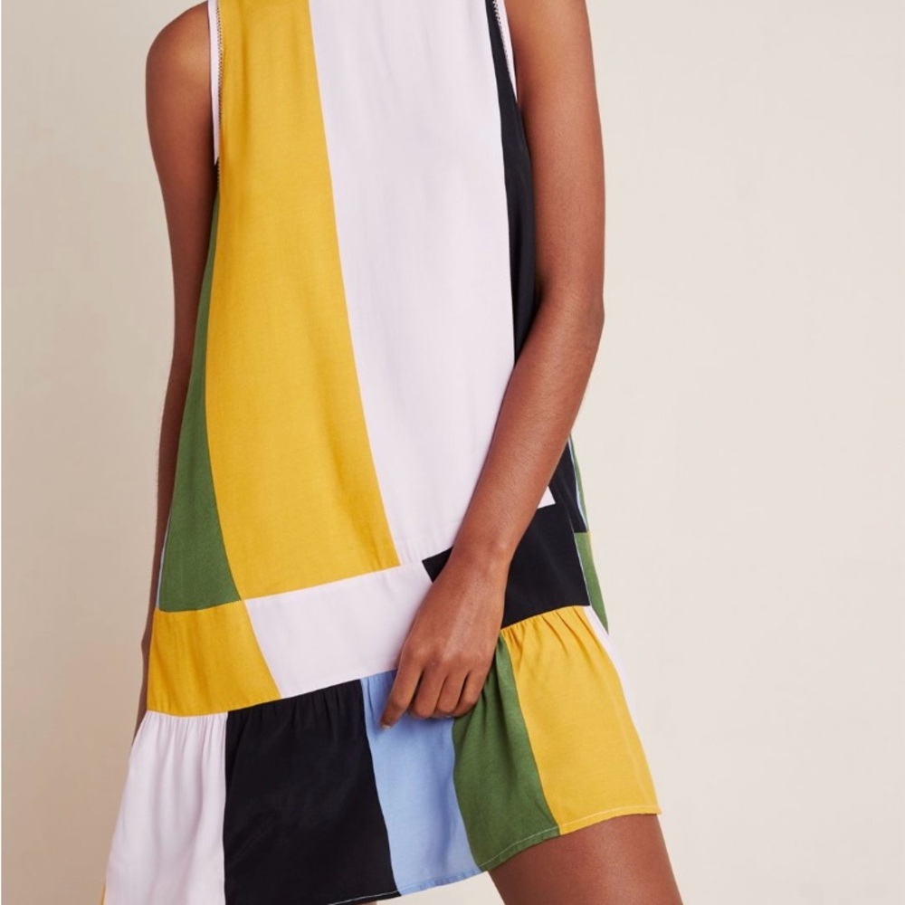 Dolan Block Sleeveless Dress